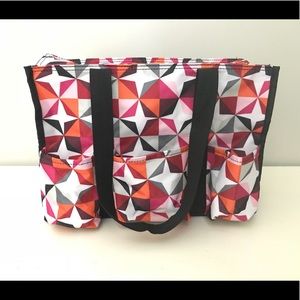 Thirty- One Zip Top Utility Tote